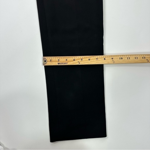 DIANE von FURSTENBERG Trouser Pants Sz 4 Black Straight - Picture 12 of 17